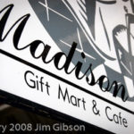 Photo of a gift shop in Madison, GA that sells Jim Gibson's solo piano CDs