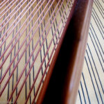 Interesting photograph of grand piano strings